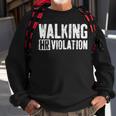 Walking Hr Violation Coworker Sweatshirt Gifts for Old Men