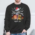 All I Want For Christmas Is Apple Pie Sweatshirt Gifts for Old Men