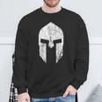 Warrior Spartan Helmet Sparta Soldiers Gladiator Leonidas Sweatshirt Gifts for Old Men