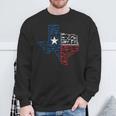 Weapons Texas Flag Usa Texas Sweatshirt Geschenke für alte Männer