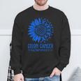 We Wear Blue Colon Cancer Awareness Colorectal Cancer Month Sweatshirt Gifts for Old Men