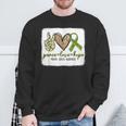 We Wear Green For Mental Health Awareness Peace Love Hope Sweatshirt Gifts for Old Men