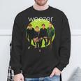 Weezer Green Album Circle Sweatshirt Gifts for Old Men