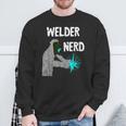 Welding Nerd Welder Helmet Weld Metal Workers Slworkers Sweatshirt Gifts for Old Men