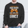 Wenn Man Sich Beim Zocken Gamer Gamer Boys Men Sweatshirt Geschenke für alte Männer