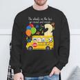 The Wheels On The Bus 2Nd Birthday 2 Yrs Old Family Matching Sweatshirt Gifts for Old Men