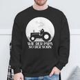 Wie Der Papa So Der Sohn Traktor Papa & Sohn Partnerlook Sweatshirt Geschenke für alte Männer