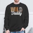 Wild Daddy Zoo Born Two Be Wild B-Day Safari Jungle Animal Sweatshirt Gifts for Old Men