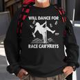 Will Dancing For Race Car Parts Dirt Track Racing Stock Sweatshirt Gifts for Old Men