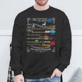 I Will Read Books On A Boat & Everywhere Reading Sweatshirt Gifts for Old Men