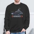 World War 2 German Navy Bismarck Battleship Sweatshirt Gifts for Old Men