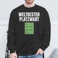 Worlds Best Platzwart Greenkeeper Football Pitch Sweatshirt Geschenke für alte Männer