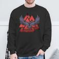 Wotansknoten Odin Ravens Valknut Valhalla Odinskind Wodan Sweatshirt Geschenke für alte Männer