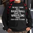 Wrestling Mats On Basketball Courts For Wrestlers Sweatshirt Gifts for Old Men