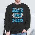 X-Ray Tech Angel Wings Radiology Tech Graduation Sweatshirt Gifts for Old Men
