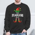 Xmas Fearless Elf Family Matching Christmas Pajama Sweatshirt Gifts for Old Men