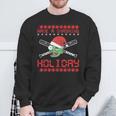 Xmas Ugly Zombie Baseball Chistmas Sweatshirt Gifts for Old Men