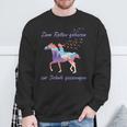 Zum Reiten Geboren Zur Schule Gezwungen S Sweatshirt Geschenke für alte Männer