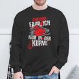 Zweirad Fahr Ich Nur In Der Kurve Quad Atv Motif Sweatshirt Geschenke für alte Männer