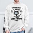 100 Days Of School It's Fine I'm Fine Everything Is Fine Sweatshirt Gifts for Old Men