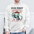 Our 1St Father's Day 2022 Dad And Baby Sweatshirt Gifts for Old Men
