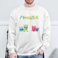 4. Geburtstag Sweatshirt, Ich Bin Schon 4 Jahre Monster Motiv Geschenke für alte Männer