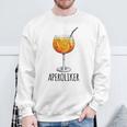 Aperoliker Team Spritz Fan Team Aperoliker Gray Sweatshirt Geschenke für alte Männer