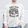 Back That Thing Up Camping Leopard Camper Sweatshirt Gifts for Old Men