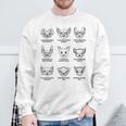 Bats Species Biology Scientific Chiropterologist Biologist Sweatshirt Gifts for Old Men