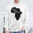I Am Black History Month Black Woman African Pride Sweatshirt Gifts for Old Men