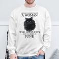 Was Born In June Sweatshirt Gifts for Old Men