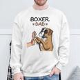 Boxer Dog Papa Sweatshirt Geschenke für alte Männer