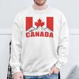 Canadian Canada Flag Excavator Sweatshirt Geschenke für alte Männer