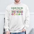 Caring For The Cutest Little Lucky Charm St Patrick's Day Sweatshirt Gifts for Old Men