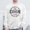 Cheerleader-Coach Anfeuern Weil Ich Der Coach Bin Deshalb Sweatshirt Geschenke für alte Männer