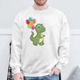 Children's 2Nd Birthday Ich Bin Schon 2 Jahre Dinosaur Sweatshirt Geschenke für alte Männer