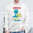 Children's Endlich Großer Bruder 2023 Announce Dino 80 Sweatshirt Geschenke für alte Männer