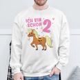 Children's Ich Bin Schon 2 Pferd Zwei Jahre Pony 2 Geburtstag Sweatshirt Geschenke für alte Männer