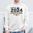 Class Of 2024 Congrats Grad 2024 Congratulations Graduate Sweatshirt Gifts for Old Men