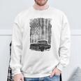 Classic Us Flag Vintage Pickup Truck Sweatshirt Gifts for Old Men