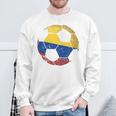 Colombia Soccer Ball Flag Jersey Colombian Football Sweatshirt Gifts for Old Men