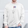 Cuba Flag Bandera De Cuba Cuban Patriotic Flag Sweatshirt Geschenke für alte Männer