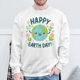 Cute Planet Earth Day Birthday Happy Earth Day 2024 Sweatshirt Gifts for Old Men