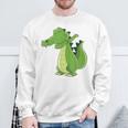 Dabbing Crocodile Dabbendes Crocodile Sweatshirt Geschenke für alte Männer