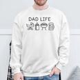 Dad Life Lustiges Herren Sweatshirt mit Vater-Sprüchen Geschenke für alte Männer