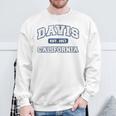 Davis California Varsity Vintage Style Sweatshirt Gifts for Old Men