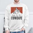 Dibs On The Cowboy Vintage Western Rodeo Country Cowgirls Sweatshirt Gifts for Old Men