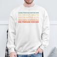 An Die Person Hinter Mir Liebe Person Hinter Mir Sweatshirt Geschenke für alte Männer