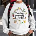 Drinking Around The World Vacation Drinking Showcase Sweatshirt Gifts for Old Men