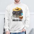 Endlich Urli X Sad Hamster Meme Party Ferien Urlaub Sommer Sweatshirt Geschenke für alte Männer